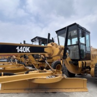 Niveleuse à moteur CAT 140K d'occasion, 15 tonnes, 128 kW, lame de 2 pieds, modèle 2023, d'origine, 140K 140G 140H, faible nombre d'heures de travail, bon état