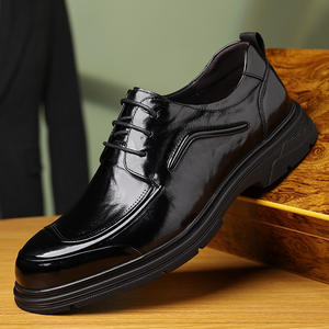 Zapatos de Vestir de Cuero de Lujo para Boda, Antideslizantes, Ligeros, Flexibles, Cómodos, para Novio, Fiesta, Banquete - Product Image 4