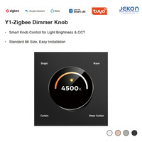 Tuya Zigbee Wall Dimmer Knob Tombol Mode Multifungsi On Off Mendukung Input Tegangan Lebar Global 110V hingga 250V