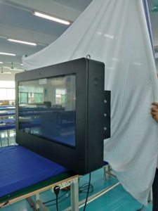 Độ sáng cao LCD treo tường công nghiệp Nano màn hình cảm ứng <span class=keywords><strong>Monitor</strong></span> signage thông tin ngoài trời biển quảng cáo hiển thị - Product Image 5