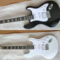 Wholesale Factory Price OEM Electric Guitar with 6 Strings Paulownia Wood Top & Rosewood Fingerboard SSH Pickups