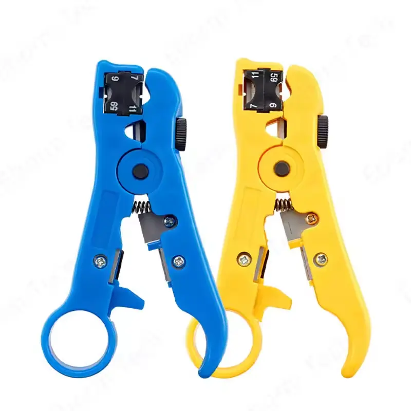 Automatic Cheap Price High Quality Cable Wire Stripper Wire Cutting Pliers for Coaxial RG59, RG6, RG7, RG11