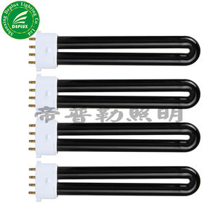 مصباح أزرق أسود بقوة 365nm UVA 2G7 4 دبابيس 9 واط - Product Image 2