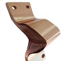 Barre omnibus isolée en cuivre étamé flexible, pôles en feuille de cuivre intégrée, conducteur souple 480V 630A, disjoncteur de distribution haute tension