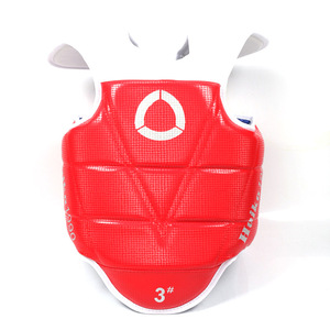 Set di Protezioni Professionali per Taekwondo, Attrezzatura Sportiva con Imbottitura Multistrato Rinforzata da 3 Pollici per <span class=keywords><strong>Muay</strong></span> Thai - Product Image 3