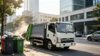 Camion à ordures mobile polyvalent Mini Foton Chine Vente directe d'usine