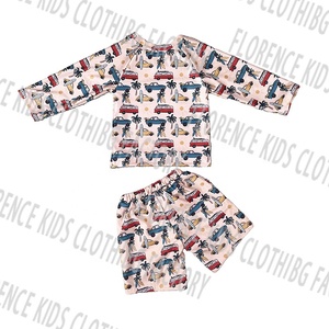 Ensemble <span class=keywords><strong>de</strong></span> shorts <span class=keywords><strong>de</strong></span> <span class=keywords><strong>bain</strong></span> décontractés personnalisés DH OEM pour enfants, en Spandex/Polyester, motif dessin animé, imperméable et séchage rapide - Product Image 4