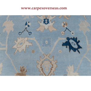 Alfombra antigua de lana turca, diseño clásico anudada a mano, hermoso tamaño grande para pasillos y sala de estar, se aceptan mascotas - Product Image 5