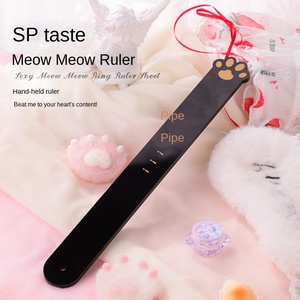 SM Training Fun Meow Ruler Clap Sp Tool para Esposo y Esposa Adulto Nalgadas Props Castigo Femenino Bondage Gear - Product Image 2