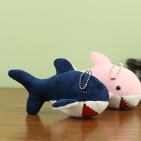 Vente en gros Mini 15cm requin en peluche sac porte-clés pendentif poupée personnalisé animal de mer en peluche jouets pour cadeau de promotion