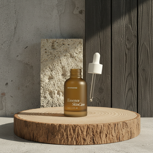 Bon prix emballage de sérum de soins de la peau cosmétique en verre 30 ml 50 ml 1 oz flacon compte-gouttes à bouton-poussoir flacon de sérum avec compte-gouttes - Product Image 2