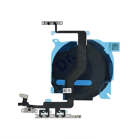 Câble flexible NFC à bobine pour recharge sans fil pour 12 Pro Max avec boutons d'alimentation/volume et flash LED (conception en barre)