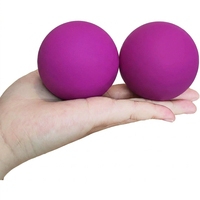 Libenli vente en gros de silicone à libération myofasciale logo personnalisé gravure sur soie ncaa balle de massage de crosse balle de massage en liège
