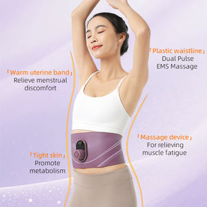Masseur de taille multifonctionnel à lumière rouge et verte, chauffant, massage par vibration EMS, abdomen et dos, moxibustion - Product Image 2