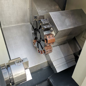 Mini métal Fanuc contrôle CNC <span class=keywords><strong>tour</strong></span> Machine conception horizontale lit incliné axe Z outillage en direct <span class=keywords><strong>mandrin</strong></span> <span class=keywords><strong>à</strong></span> pince pour usage moyen - Product Image 3