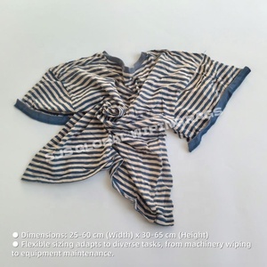Paño de Limpieza de Algodón Reciclado, Trapos de Camisetas de Colores Reciclados para Limpieza - Product Image 3