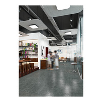 Luminaire suspendu circulaire haut de gamme bureau de la chine décoratif LED bruit ambiant réduisant le lustre de plafond en feutre acoustique