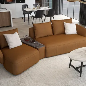 Wohnzimmer Sofas High Loading Fähigkeit Struktur Stoff Moderne Sofa Set Möbel