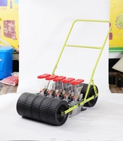 Semoir manuel 2 rangs pour légumes (céleri, épinards, coriandre, oignons verts) et petites graines – Machine à semer les carottes