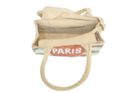 Sacs fourre-tout en toile de jute avec logo personnalisé fait main, sacs fourre-tout de luxe brodés à la main, sacs de shopping de créateur, vente en gros OEM ODM