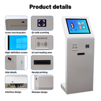 Dispensador de Tarjetas RFID OEM con Pantalla Táctil, Kioscos de Impresión Térmica de Tickets, Kioscos de Pago de Autoservicio para Hospitales, Bancos y Bibliotecas