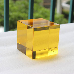 厂家批发高品质K9水晶立方体定制3D激光水晶玻璃相框立方体 - Product Image 3