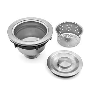 Escurridor de tapón de fregadero de cocina al por mayor barato con tapa Filtro de lavabo de cocina escurridor de fregadero cesta de residuos - Product Image 4