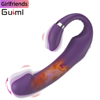 Vibromasseurs Point G à Double Moteur, Stimulateur Clitoridien Chauffant, Godemichés Réalistes, Vibromasseurs Anaux, Jouets Sexuels pour Femme