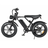 En stock Enoo EN-H9 48V 15Ah Vélo électrique urbain pour adultes 25 km/h 500W/750W SHIMANO 7 vitesses Pneu large Suspension intégrale Frein à disque