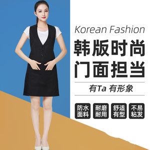 ผ้ากันเปื้อนสำหรับช่างตัดผมเครื่องแบบสีเฉพาะสำหรับร้านทำ<span class=keywords><strong>ผม</strong></span>สไตล์เกาหลี - Product Image 6