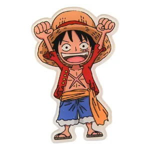 Hot Selling Anime One Piece Monkey D Luffy Brooch Straw Hat Sign Enamel Acrylic Pin Sports Custom Pin Japan Build Custom Color