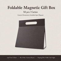 Boîte en carton pliable en stock, expédition rapide en 48 heures, logo personnalisé, emballage en papier en gros, directement de l'usine