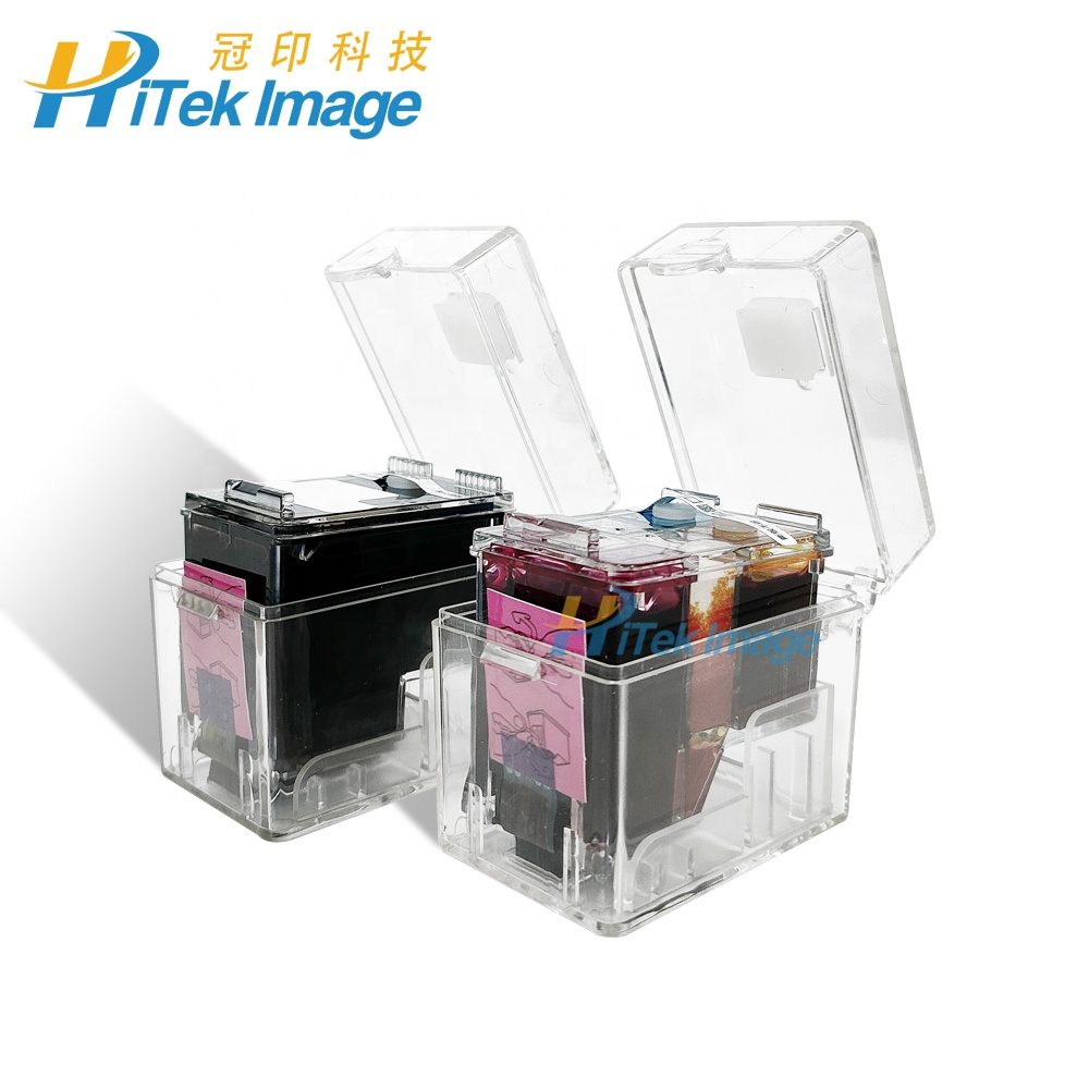 HiTek Kartrid Tinta Isi Ulang HP 802 XL CH561ZZ, Kompatibel untuk Deskjet 1050 2050 2050S 1050S Printer