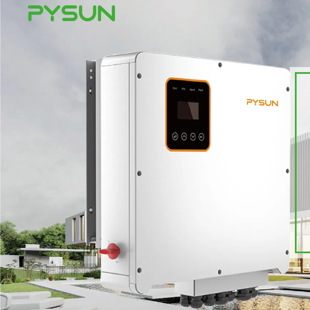 PYSUN Inverter tenaga surya, Inverter daya tinggi 3kva 24v 5kw 6kw 8kw 10kw 15kw on Off Grid Hybrid Solar Power 3 fase 48v dengan cadangan baterai