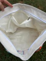 Sac fourre-tout en toile personnalisé à bord festonné, broderie d'initiales, résistant à l'eau, ouverture supérieure, cadeau pour demoiselle d'honneur, sac d'école pour enseignant