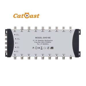 4 Vệ Tinh IF Và 1 Vệ Tinh Mặt Đất Multiswitch 5 Trong 16 Out Vệ Tinh Multiswitch Sử Dụng Trong Hệ Thống SMATV Lớn - Product Image 1