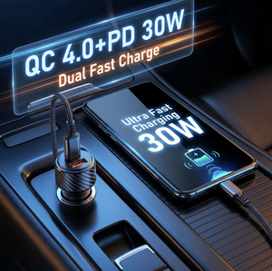 <span class=keywords><strong>Chargeur</strong></span> de <span class=keywords><strong>voiture</strong></span> USB à branchement et débranchement fluides, confortable, pour une charge rapide quotidienne - Product Image 2