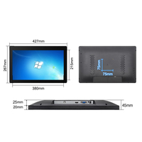 Monitor Industrial de 17.3 Pulgadas con Retroiluminación LED, Nuevo, VGA/Cable, Pantalla LCD Táctil de Panel Plano