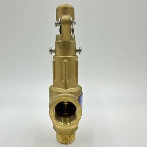Soupape de sécurité à ressort réglable à levée complète filetée BSPT NPT pour eau, huile, vapeur, chaudière, en laiton - Product Image 5