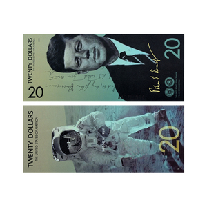 6 modèles de billets de banque américains en plastique double face dorés de 1, 5, 10, 20, 50 et 100 dollars, objets de collection - Product Image 6
