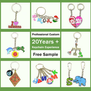 Fabrique Su Propio Logo Piezas de Llaveros Metálicos 3D al Por Mayor Souvenir de Metal Fabricantes de Llaveros Personalizados en China - Product Image 2