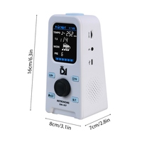 Métronome électronique DK avec haut-parleur Bluetooth, écran LCD rechargeable, métronome vocal pour mini piano, guitare, batterie