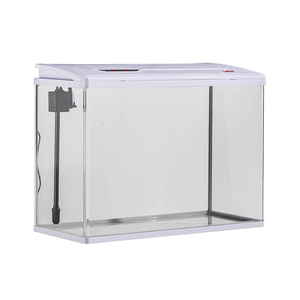 <span class=keywords><strong>Acquario</strong></span> in Vetro Personalizzabile con Luce LED Integrata e Filtro, Mini <span class=keywords><strong>Acquario</strong></span> da Scrivania per Decorazione Casa e Ufficio - Product Image 2