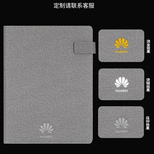 Индивидуальный логотип бренда A4 Многофункциональная Кожаная Папка для встреч записи продаж записные книжки для переговоров - Product Image 4