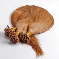 Extensions de cheveux humains vierges Remy à double trame 12A, 100 % non traités, avec pointe en U, livraison directe