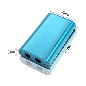 Aluminum Extruded Enclosure Wall Mounted Electrical Case Split Body Sandblasting Extrusion PCB Project <b>Box</b> IP54 Protection <b>Metal</b> - Product Image 5