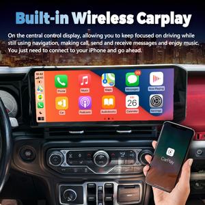 Écran QLED 15 pouces pour Jeep Wrangler 2018-2022, autoradio Android avec CarPlay sans fil, navigation GPS, lecteur multimédia, 4G WIFI - Product Image 2