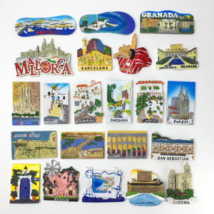 Venta al por mayor de fábrica, suministro transfronterizo, imanes magnéticos para nevera de todo el país, decorativos pintados en tres dimensiones - Product Image 1