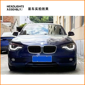 Luz Delantera para Automóvil <span class=keywords><strong>BMW</strong></span> Serie 1 F20 F21 118i 120i 2012-2015, Conjunto de Faros LED, Actualización con Lente Bifocal, Accesorios para Lámparas Delanteras - Product Image 3
