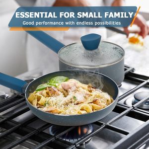 <span class=keywords><strong>Batterie</strong></span> <span class=keywords><strong>de</strong></span> <span class=keywords><strong>Cuisine</strong></span> Antiadhésive Haut <span class=keywords><strong>de</strong></span> Gamme en Marbre et Granit - Product Image 2